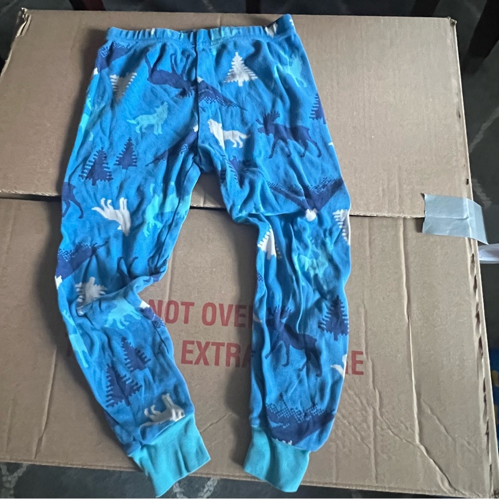 Kirkland Signature Blue Tie-Dye Joggers with Elastic Waistband